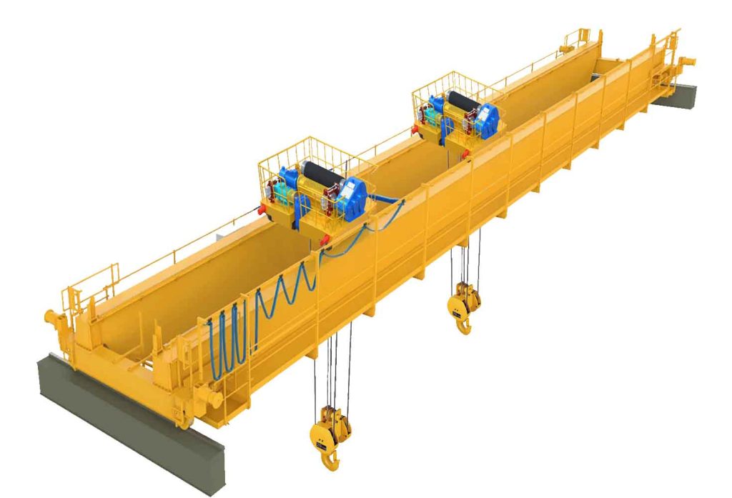 Çift kedili vinç ve Joystickli vinç kumandası Saga L40